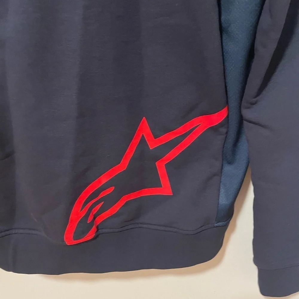 NWT Jorge Martin Moto GP Zip Up Hoodie Navy and Red Men’s XL - Picture 8 of 11